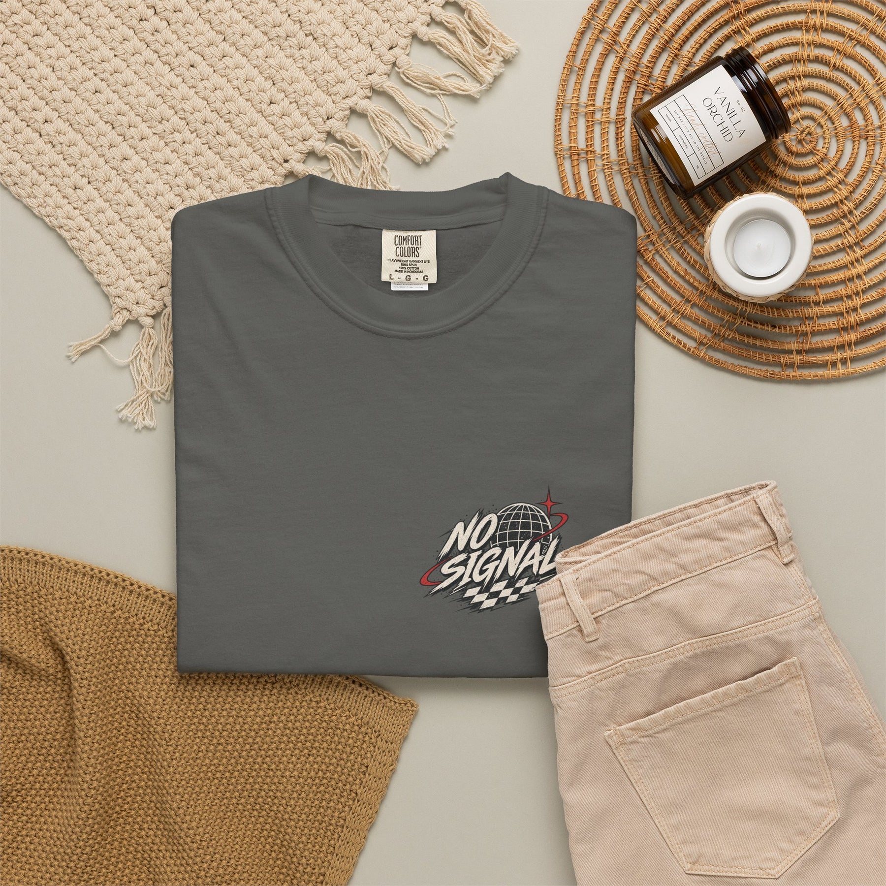 No Signal — Garment-Dyed Tee — alternate product view three