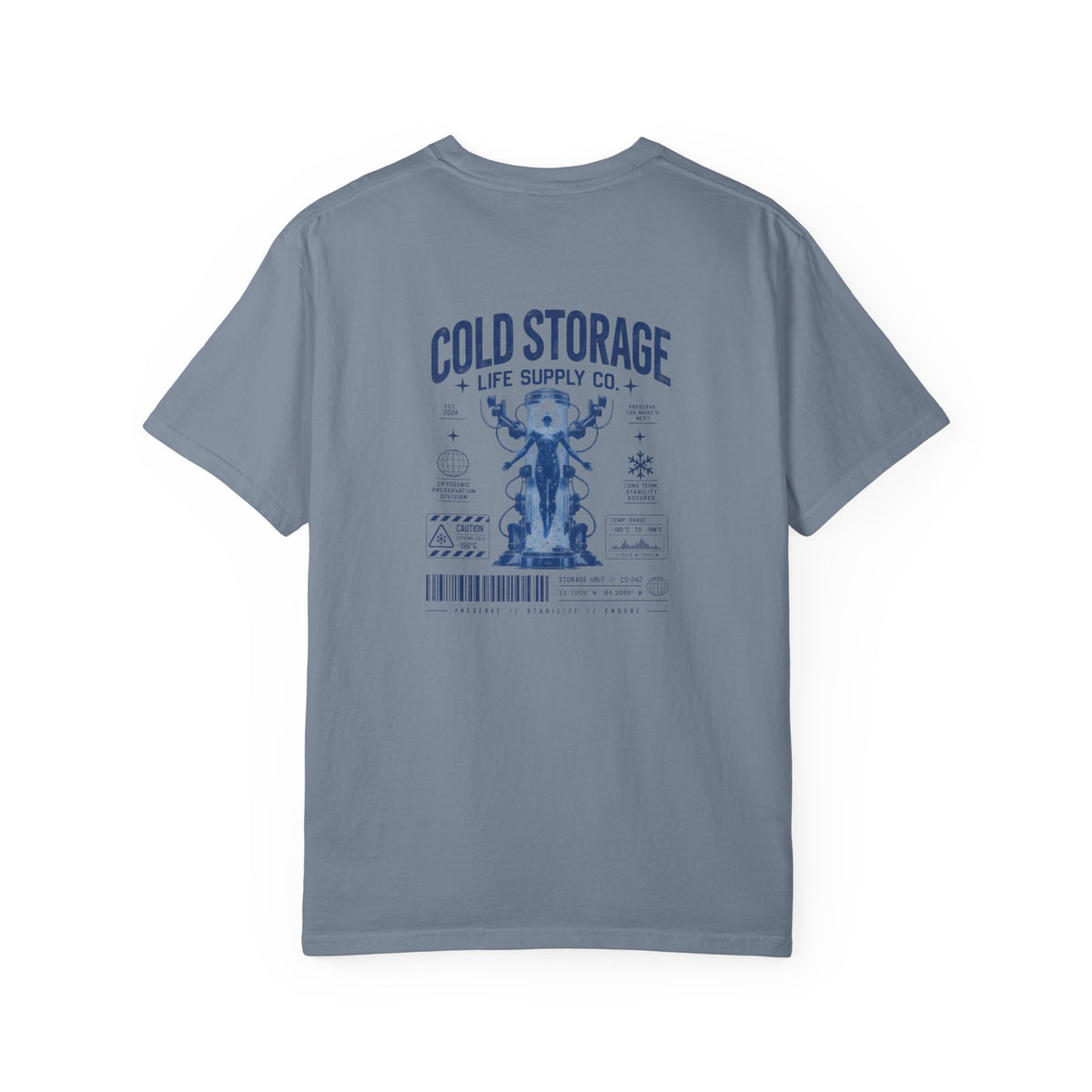Cold Storage — Garment-Dyed Tee — back product view