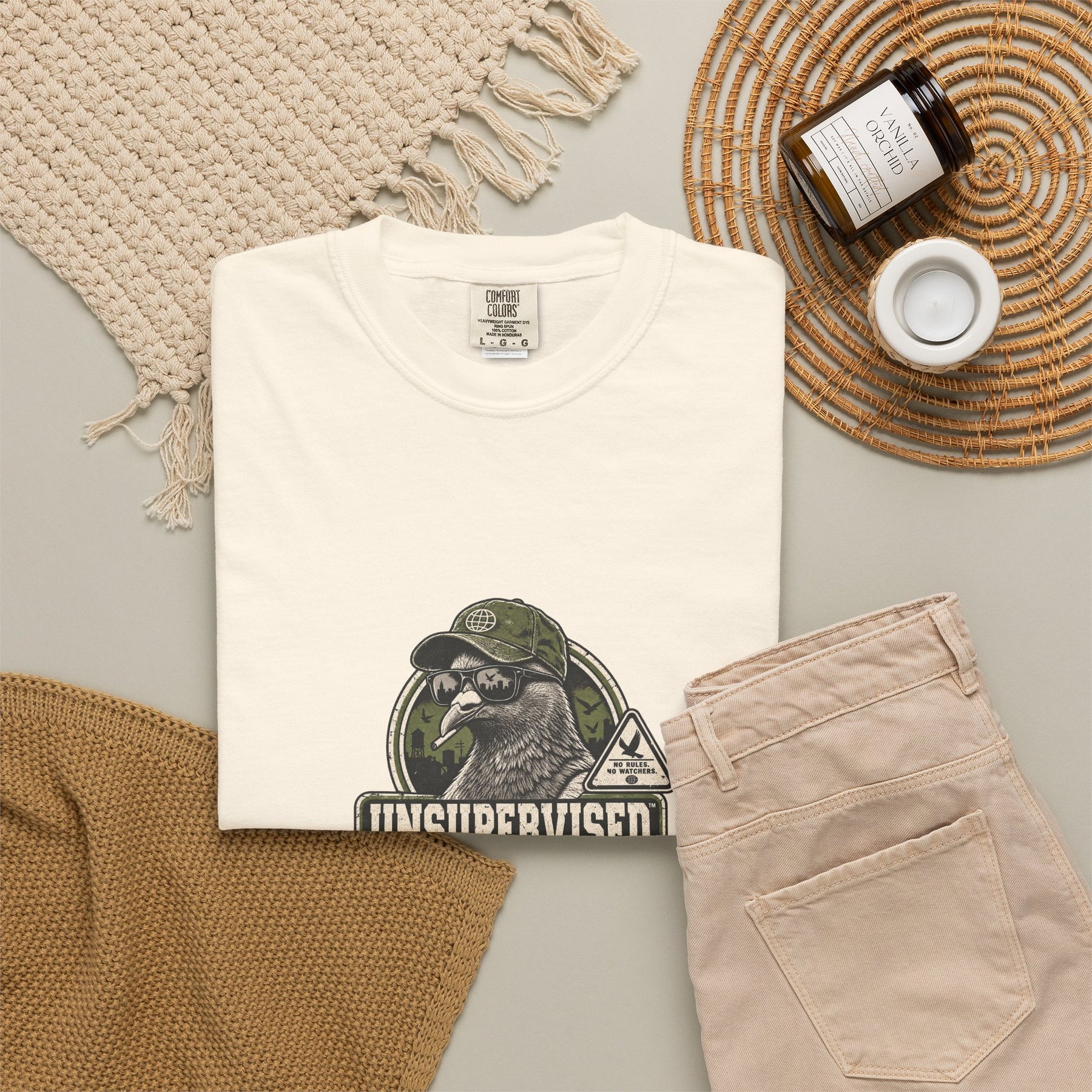 Unsupervised — Garment-Dyed Tee — alternate product view three