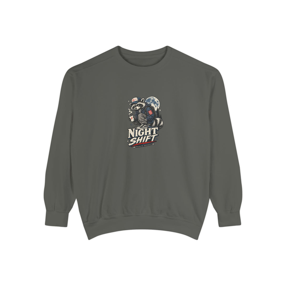 Night Shift — Garment-Dyed Crewneck — front product view