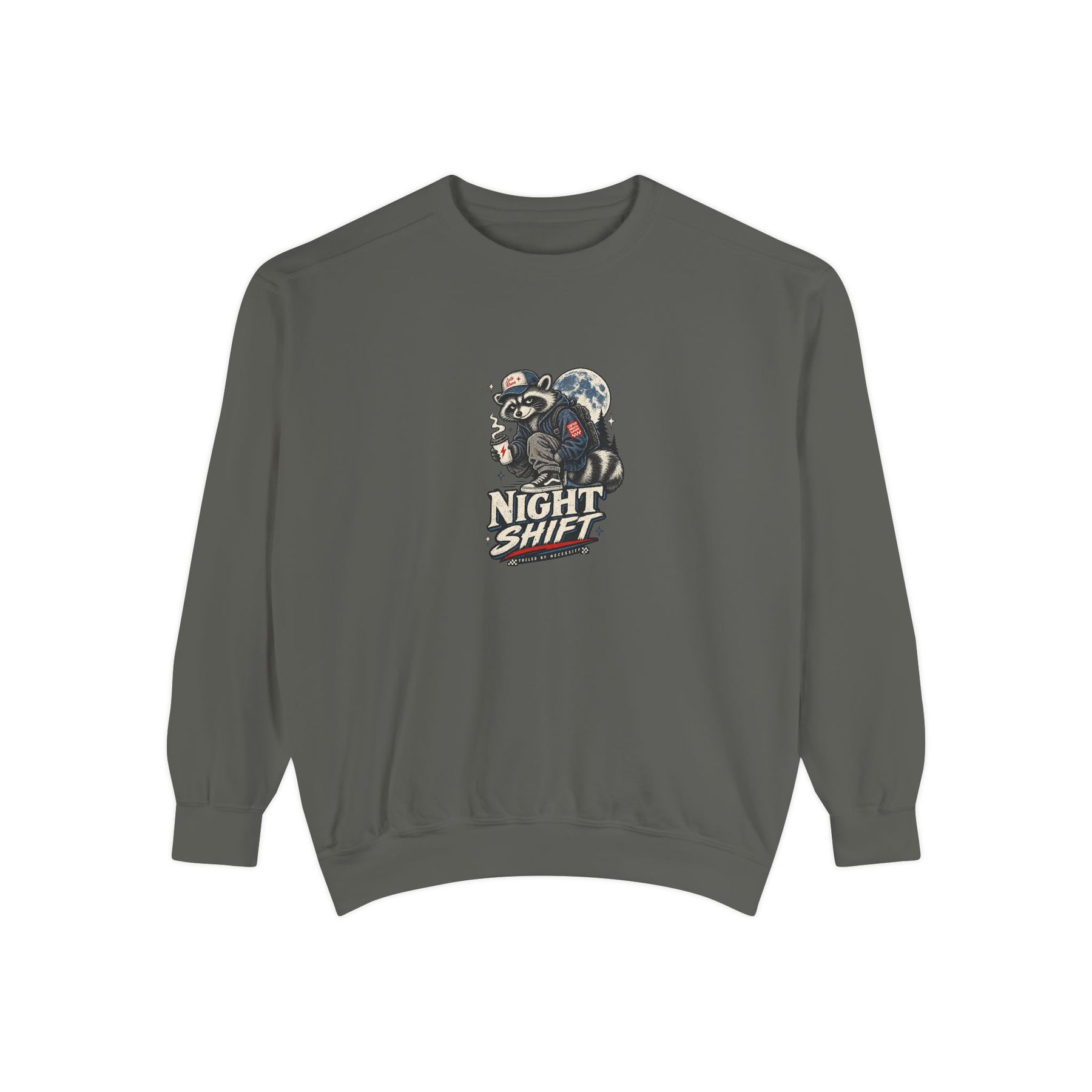 Night Shift — Garment-Dyed Crewneck — front product view