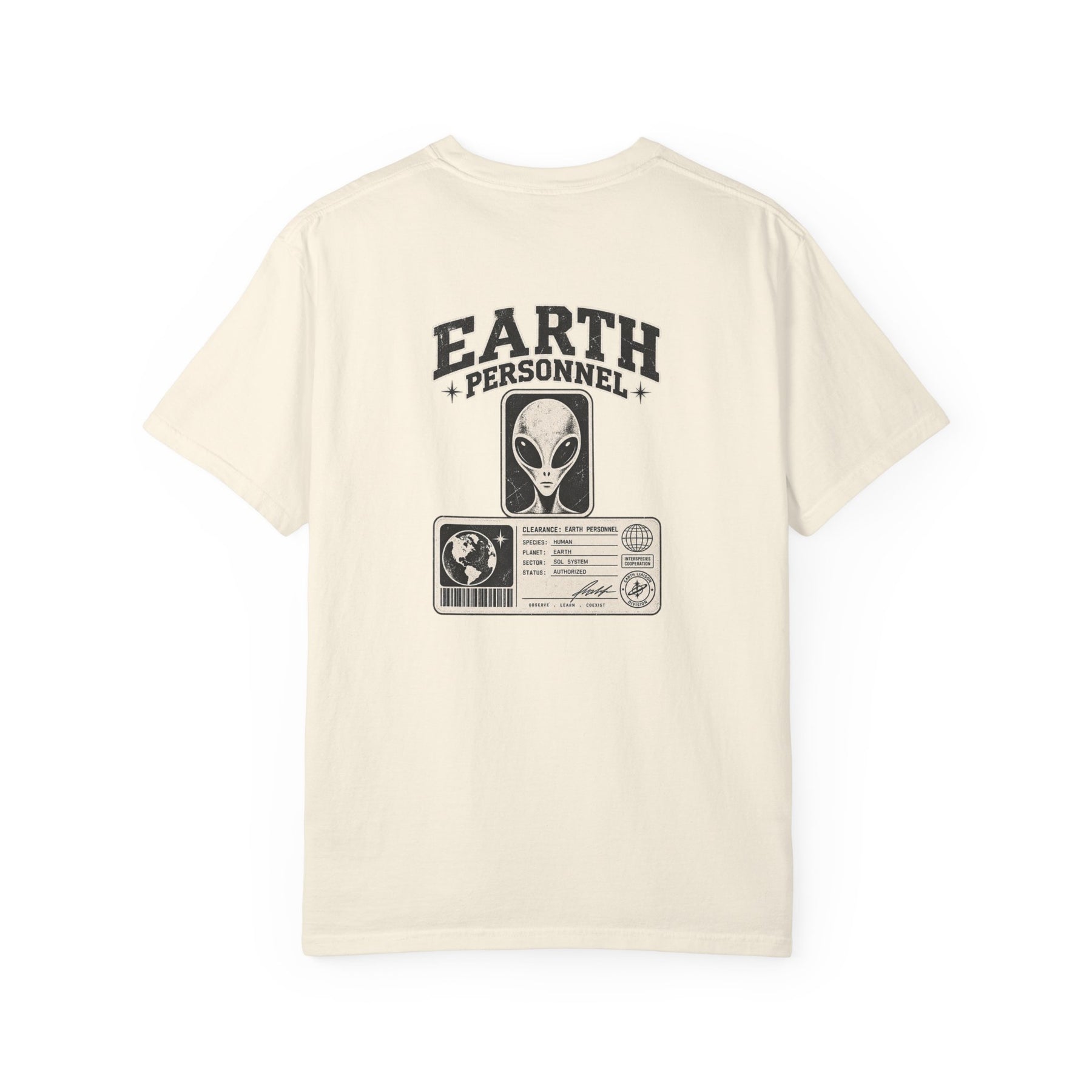 Earth Personnel — Garment-Dyed Tee — back product view