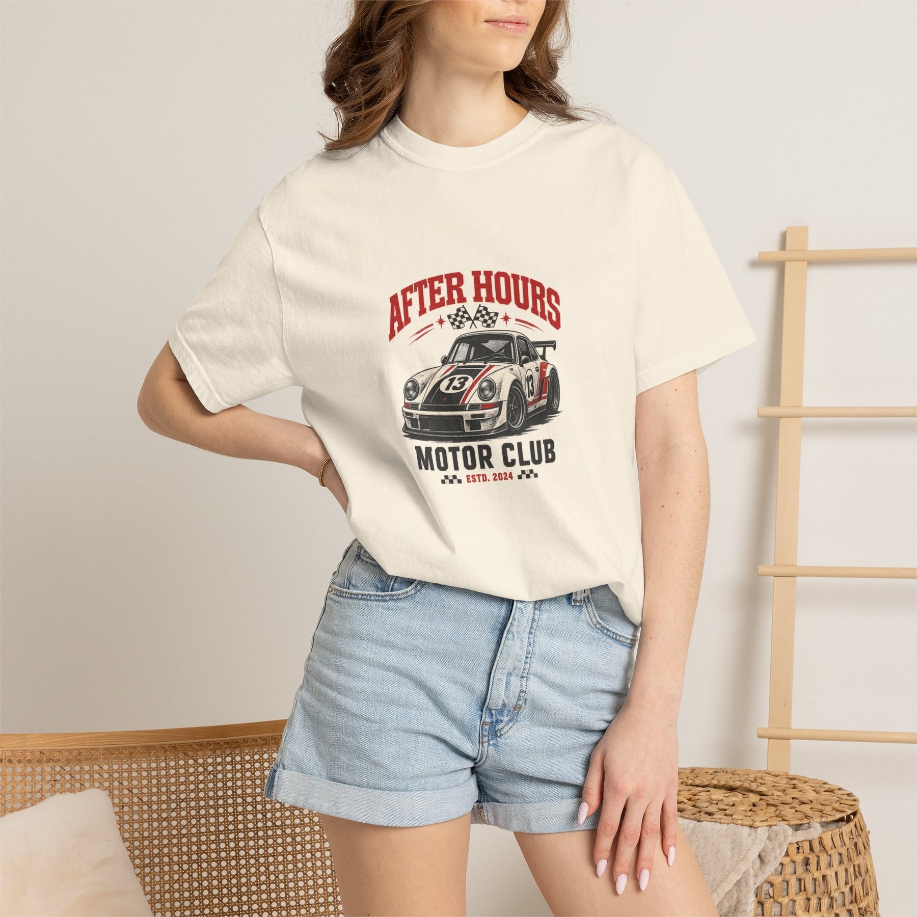 After Hours Motor Club — Garment-Dyed Tee — alternate product view one