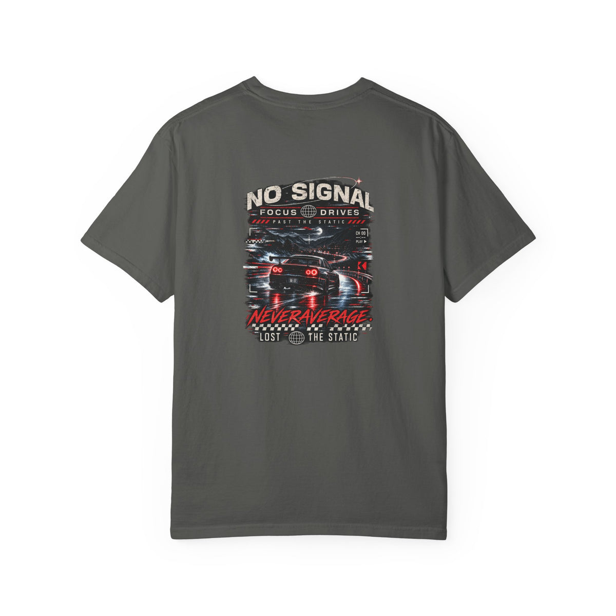 No Signal — Garment-Dyed Tee — back product view