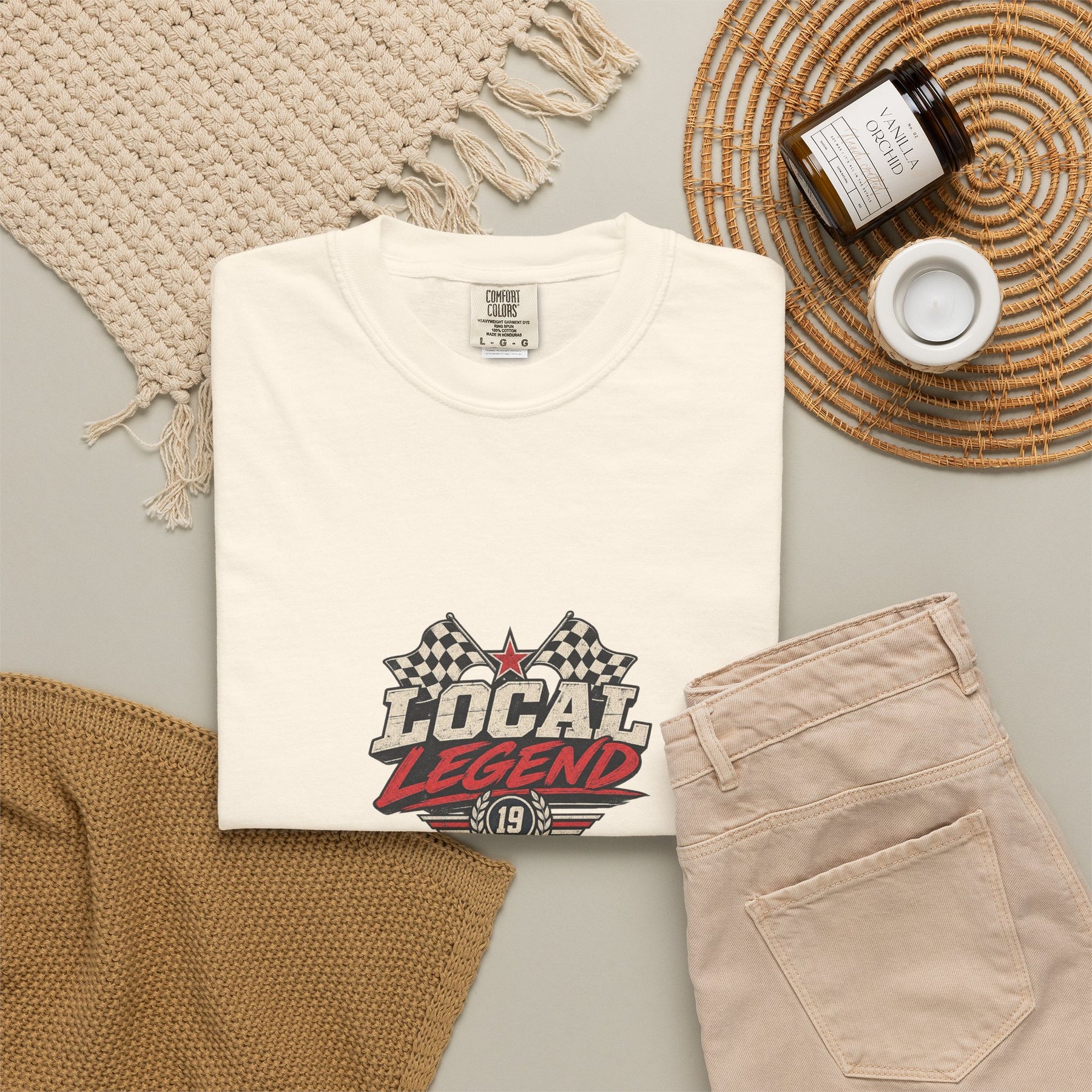 Local Legend — Garment-Dyed Tee — alternate product view three