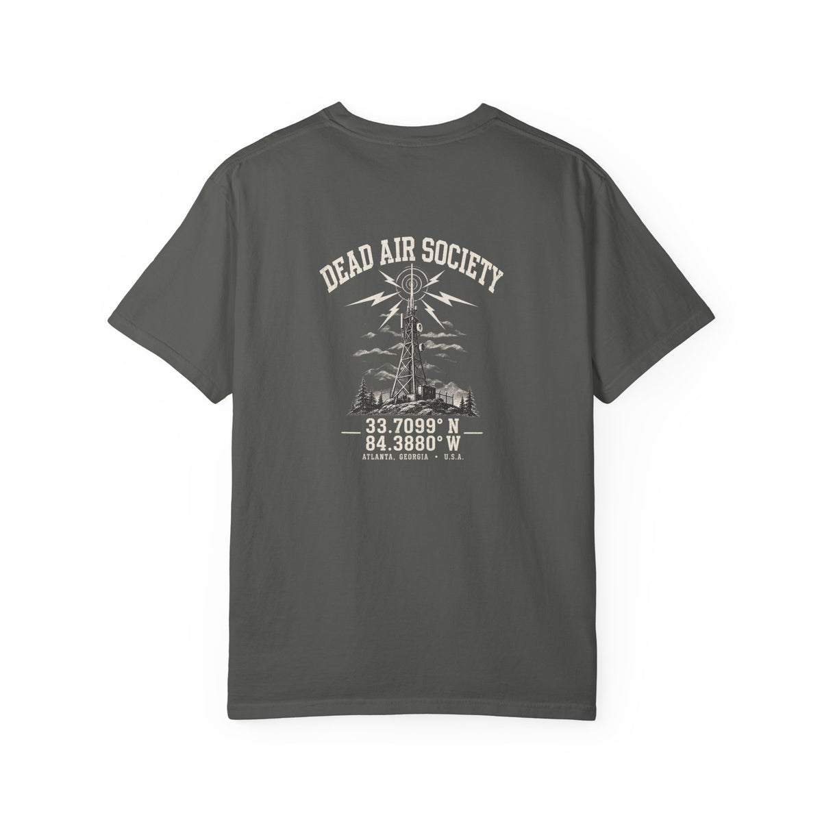 Dead Air Society — Garment-Dyed Tee — back product view