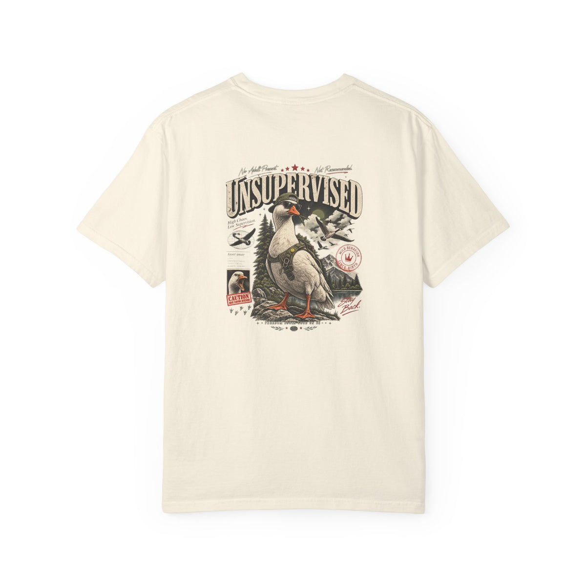 Unsupervised — Garment-Dyed Tee — back product view