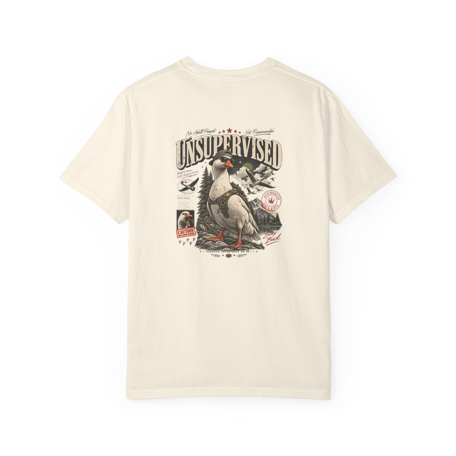 Unsupervised — Garment-Dyed Tee — back product view
