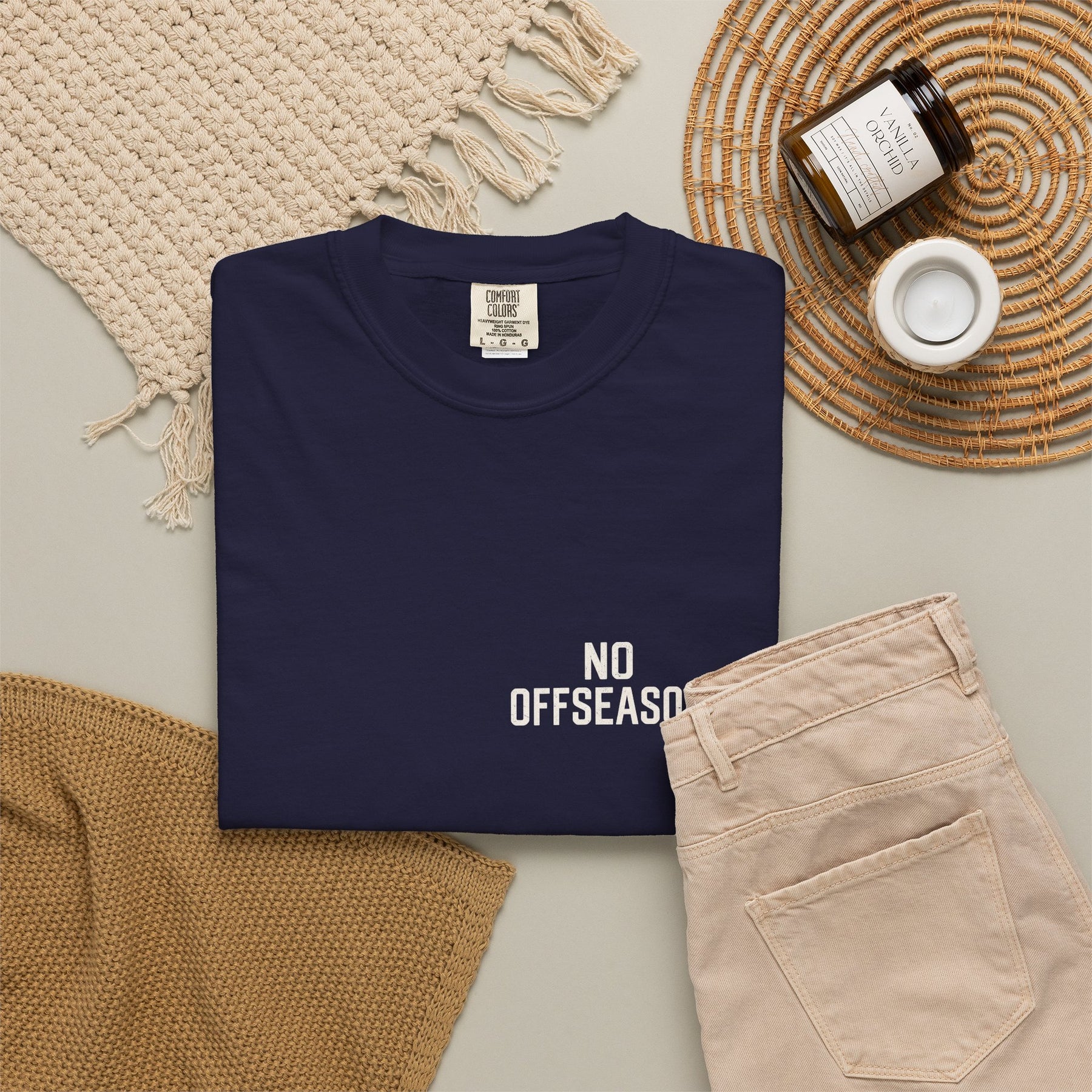 No Offseason — Garment-Dyed Tee — alternate product view three