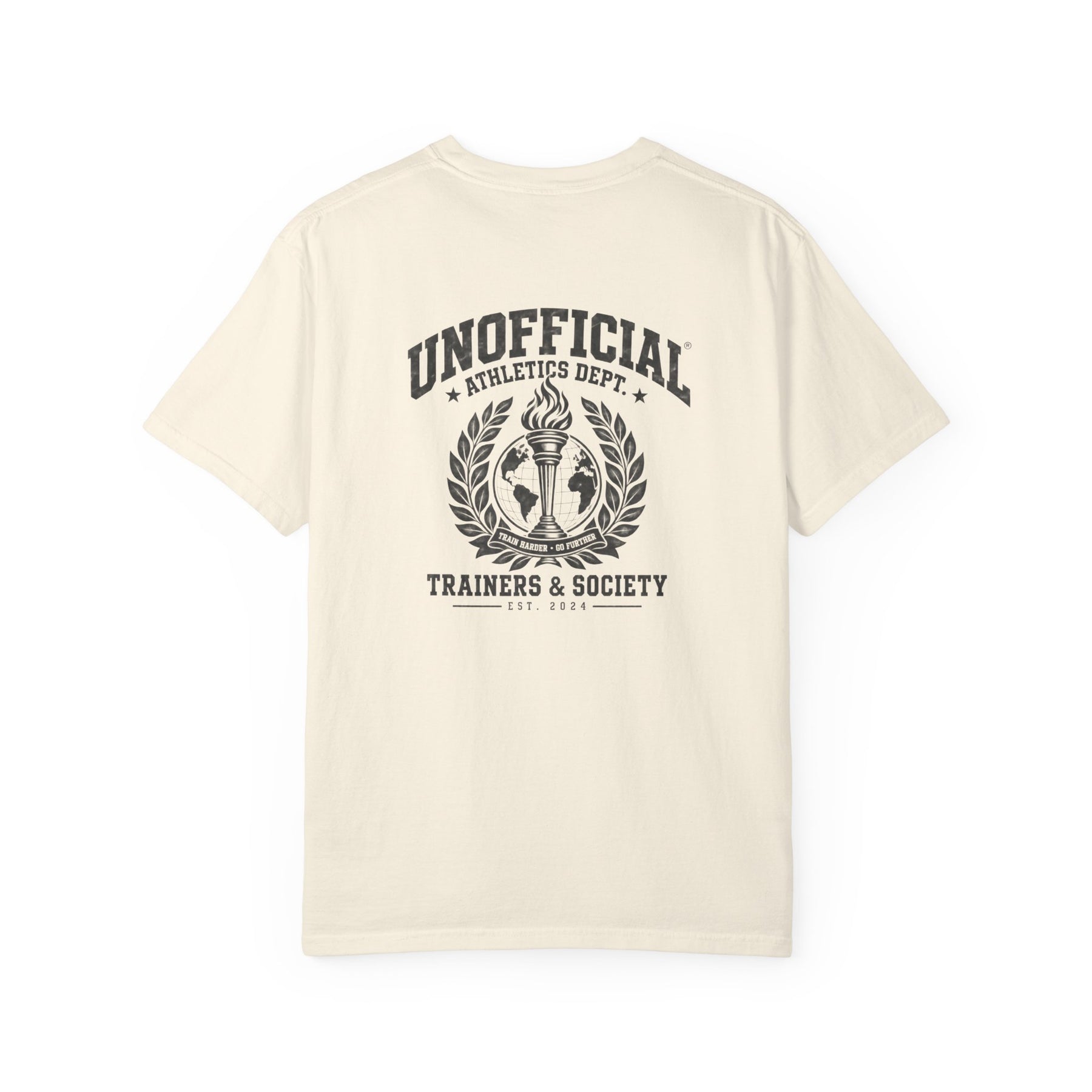 Unofficial Athletics Dept. — Garment-Dyed Tee — back product view